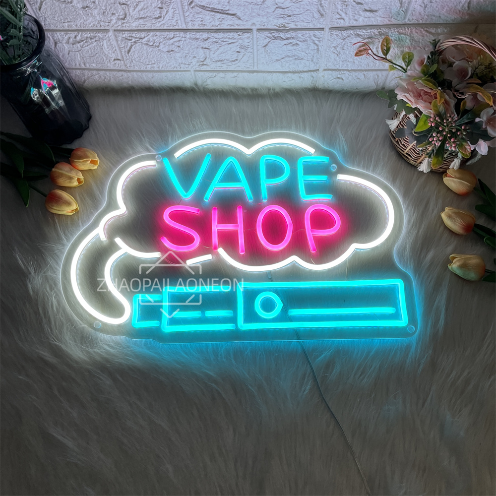 Vaping Shop - VAPE SHOP Led Neon Sign Muur