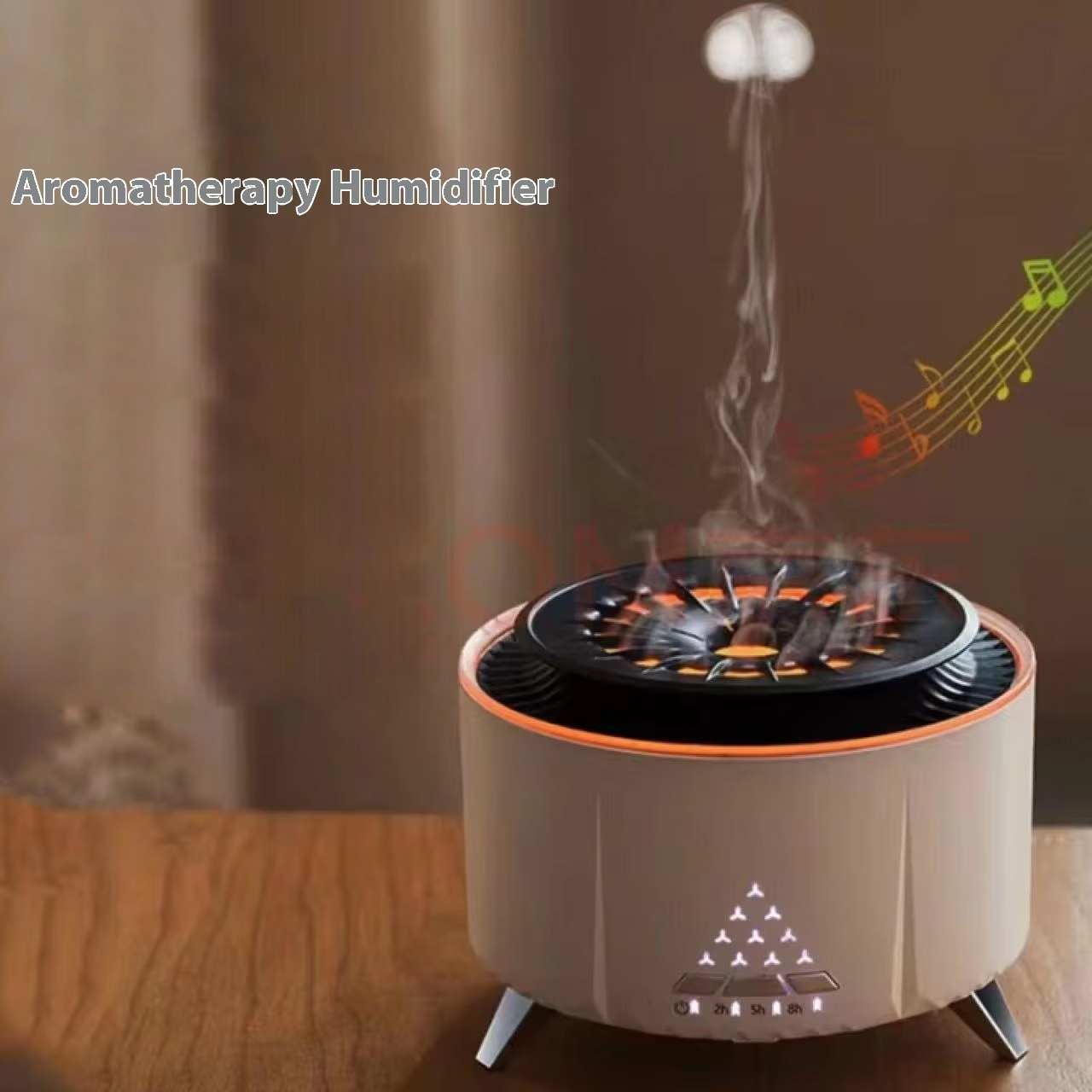 Vape Ring - White Noise Vulkanische Lava Luchtbevochtiger Creatieve