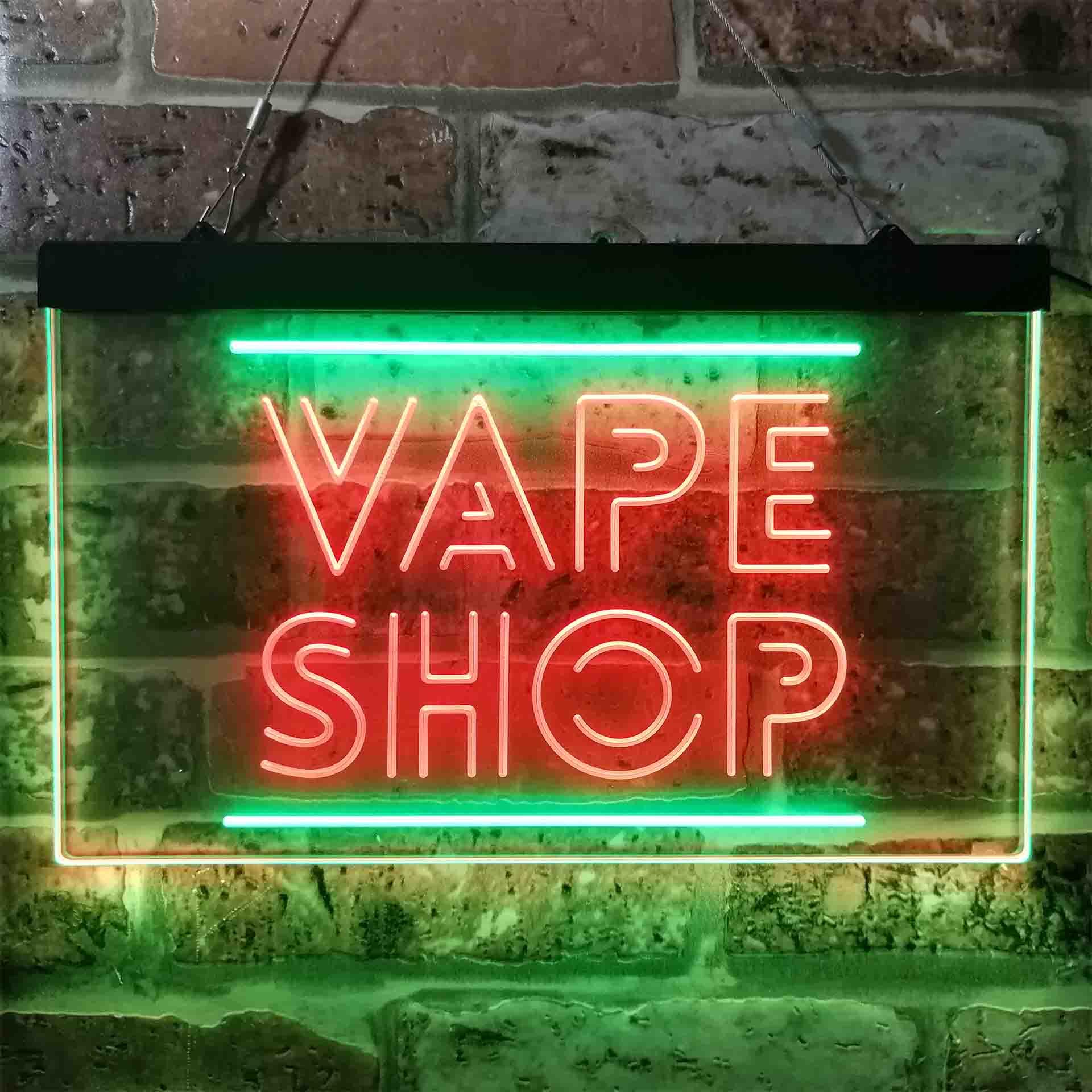 VAPE SHOP Dual Color Led Neon  - Vaping Shop recensie en prijs