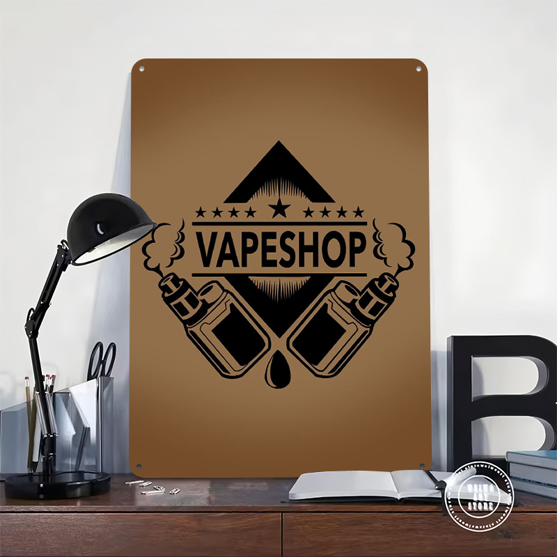 Vape Shop Logo Blik Posters Aa - Vaping Shop recensie en prijs